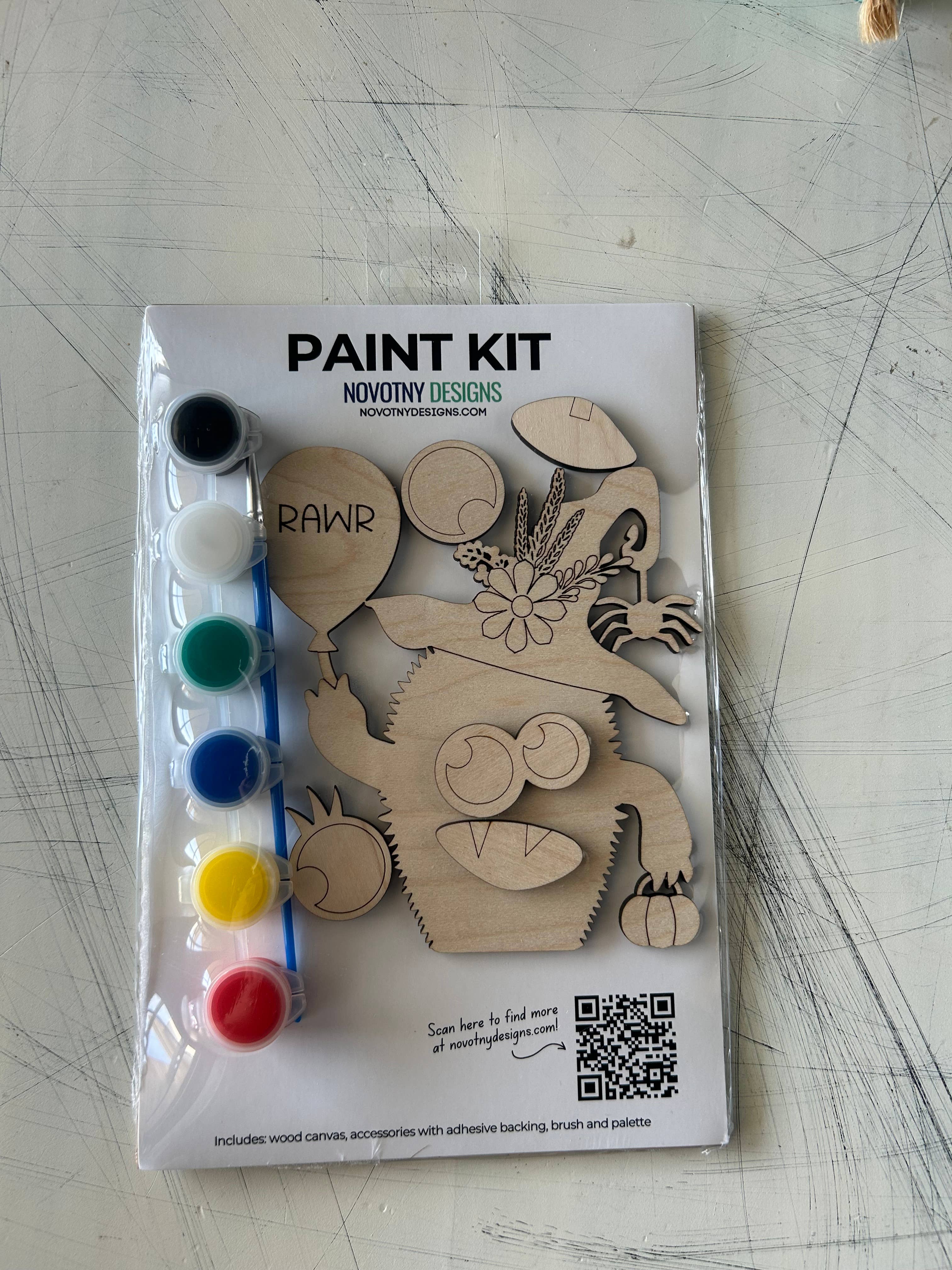 Novotny Designs - Wholesale DIY Craft Kit - Build Your Own Monster Paint Kit1