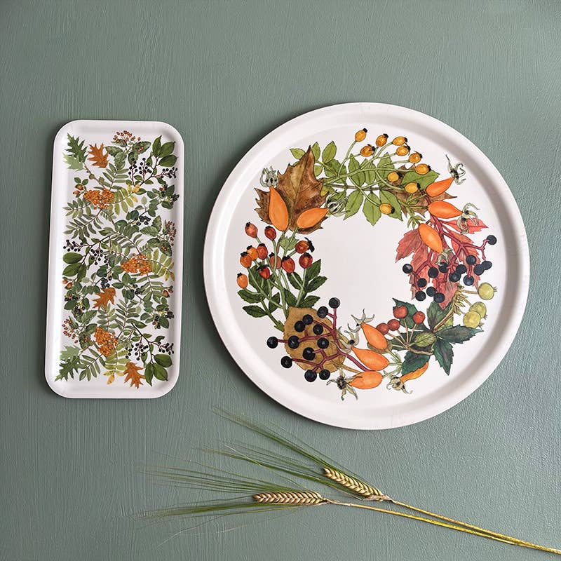 Koustrupco - Wholesale Serving Tray - Autumn - wood serving tray 32x15 cm - Made in Europe 3