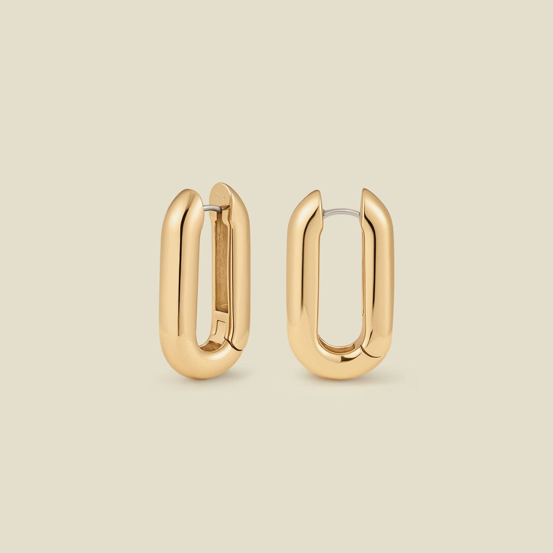 Made By Mary - Wholesale Hoop earrings - Sol Paperclip Hoop Earrings0