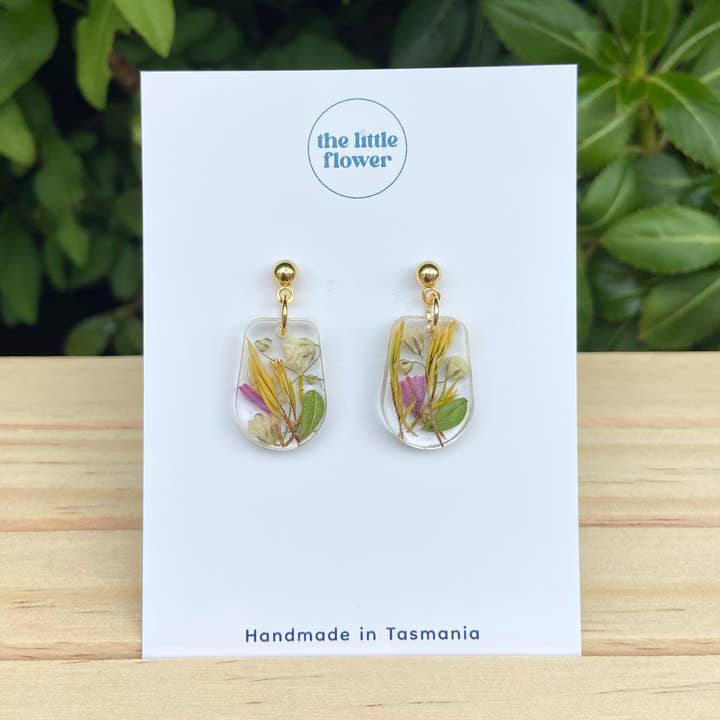 From My Garden Drop Earrings for wholesale by The Little Flower Handmade