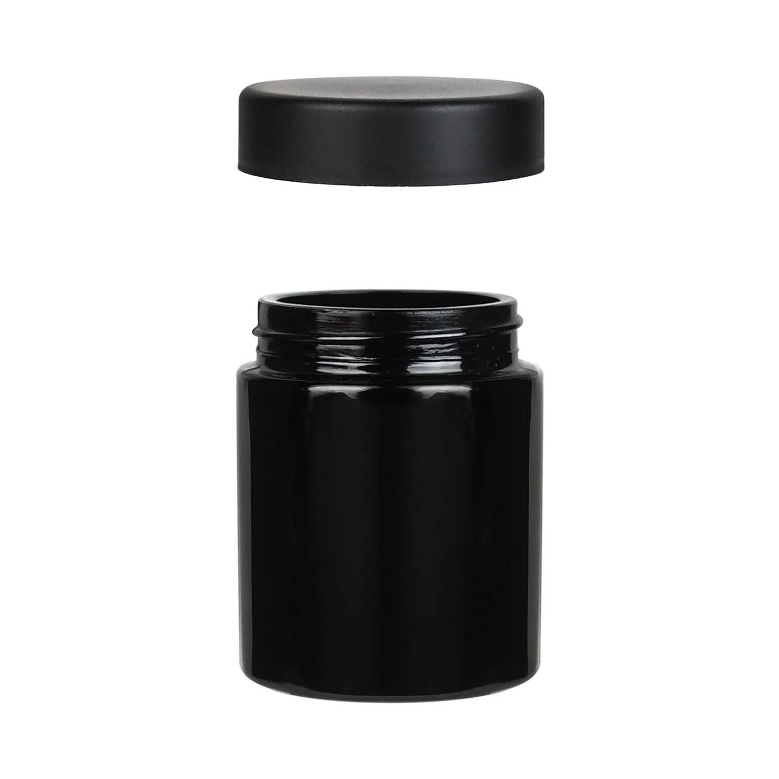 Human Objects® - Wholesale Jar - 4oz Child Resistant Cap Black Jars - 7 Grams1