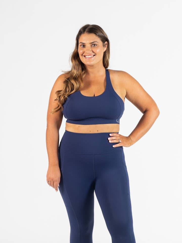 Real Active Sports Bra - Navy for wholesale by Real Active