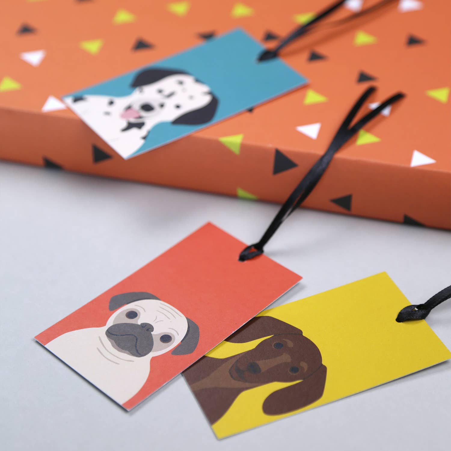Kunst an Papier - Wholesale Gift Tag - 5 x Gitte Cats & Dogs gift tags3
