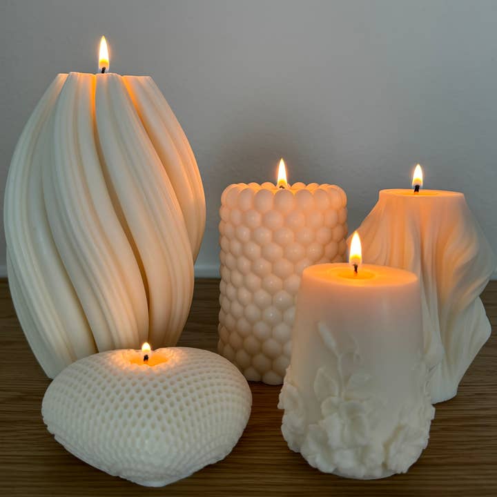 Dolce Cuore Candles - Wholesale Novelty Candle - Heart Candle, Heart Shaped, Valentine’s Candle, favor, gifts