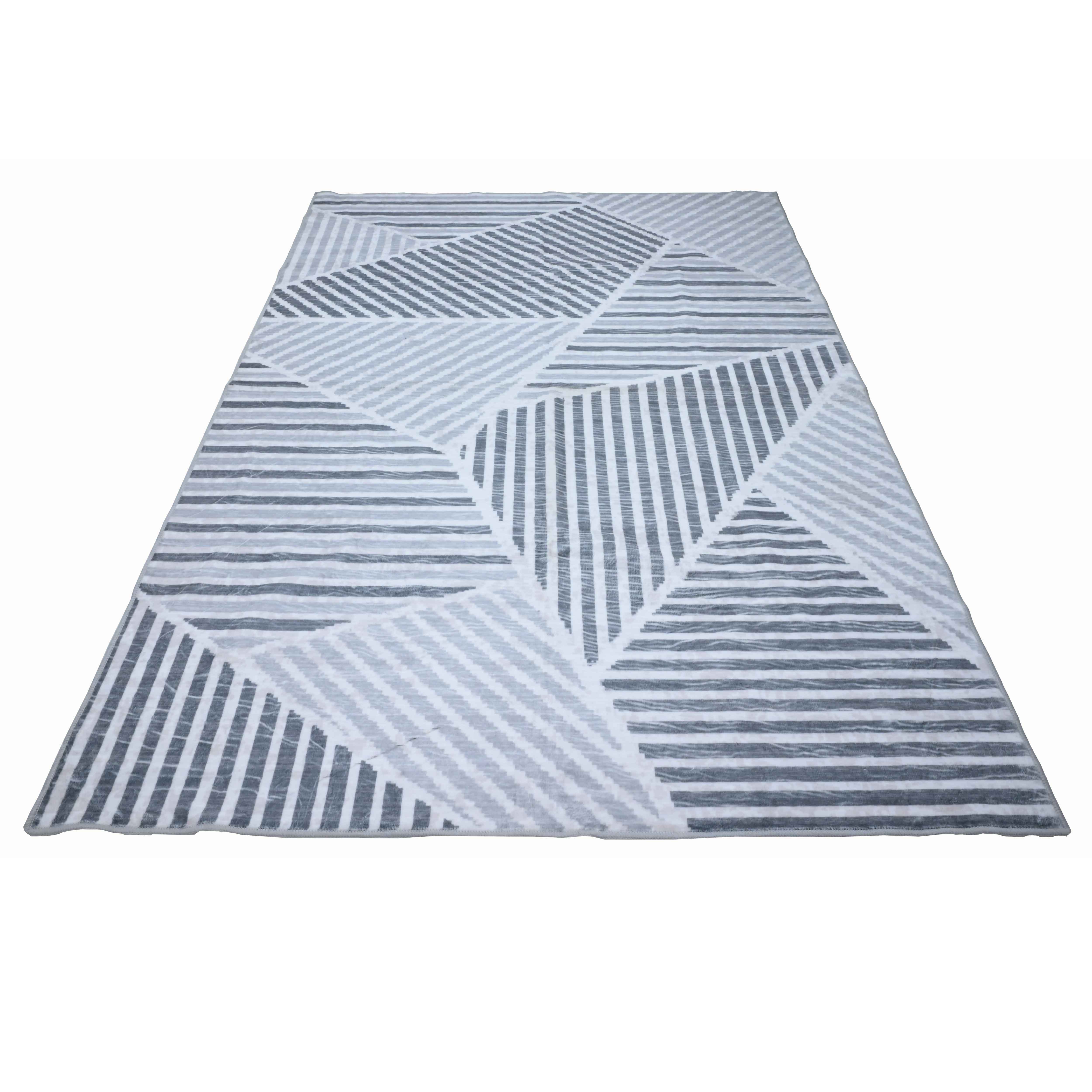 Bed Bath Fashions - Wholesale Area Rug - Bibb Home Washable Flannel Printed Accent Rug with Latex Bac48