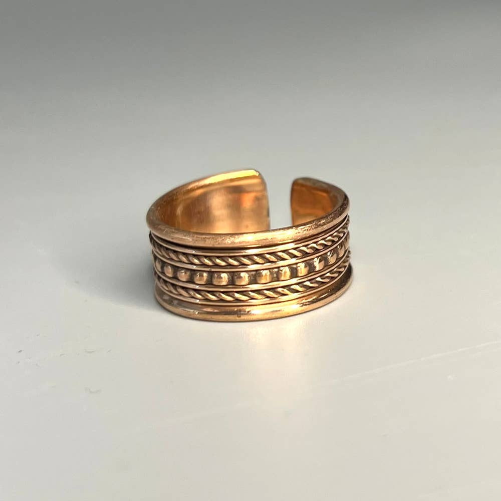 VIE – wholesale Band/stacked ring – Copper Rings34