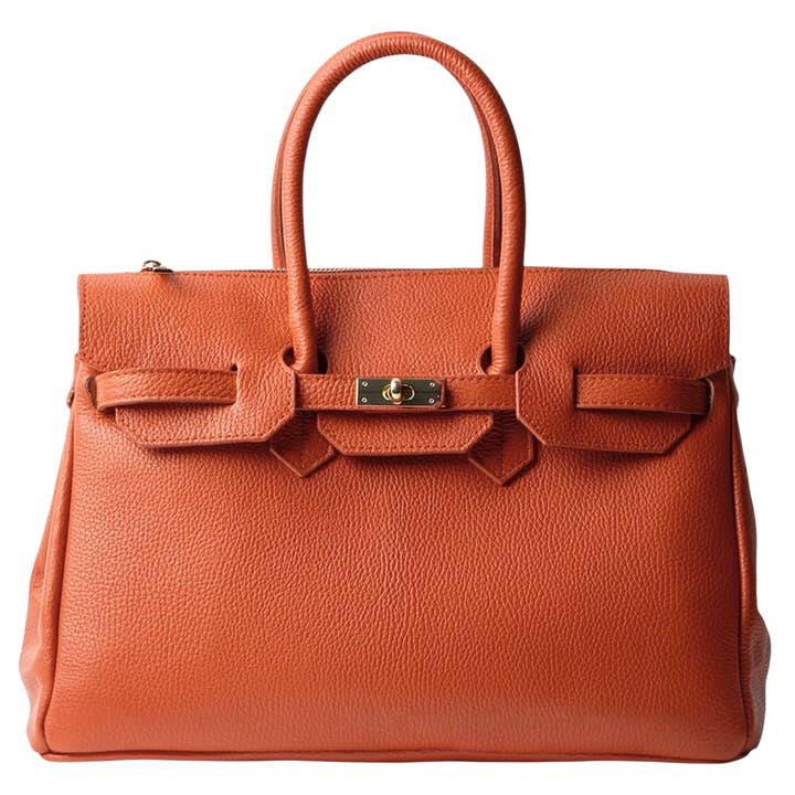 MODARNO - Wholesale Top Handle Bag - Women's - Modarno Birk Handbag in Genuine Leather 40x17x28 cm14