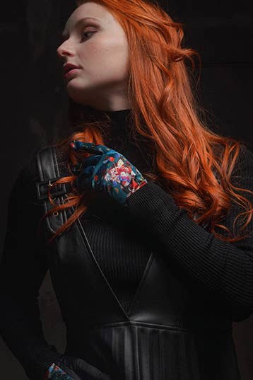 FST le french studio - Wholesale Gloves - Women's - Technical printed gloves, stylish and warm. Model NYMPHE1
