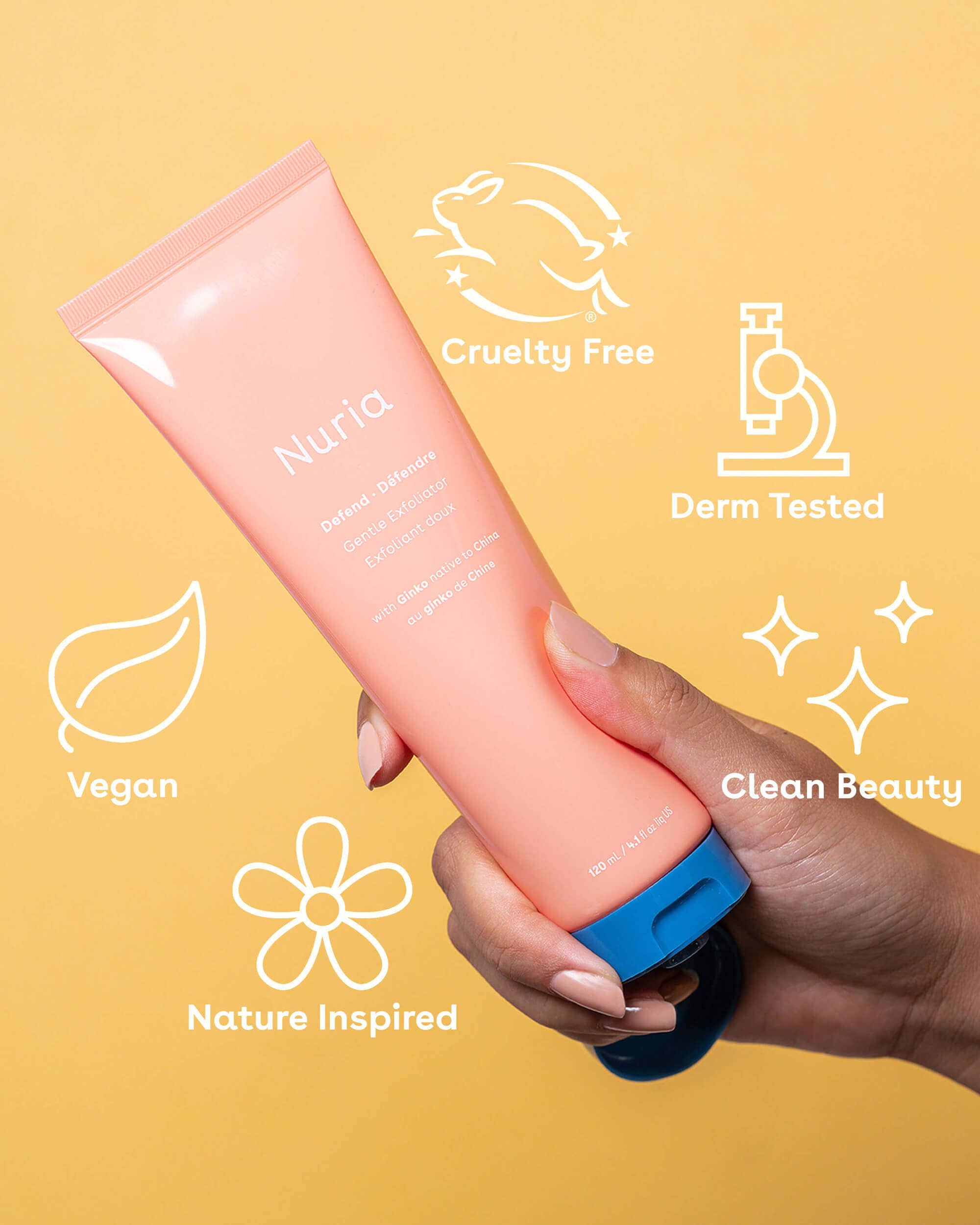 Nuria - Wholesale Facial Exfoliant/Scrub - Defend Gentle Exfoliator9