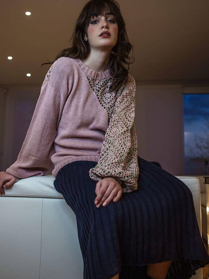 Crochet Knit Lace Sweater for wholesale by Laura Theiss