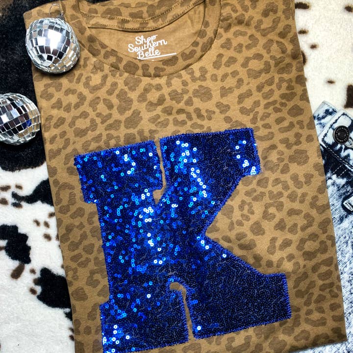 Custom School Leopard Short Sleeve for wholesale by Shop Southern Belle
