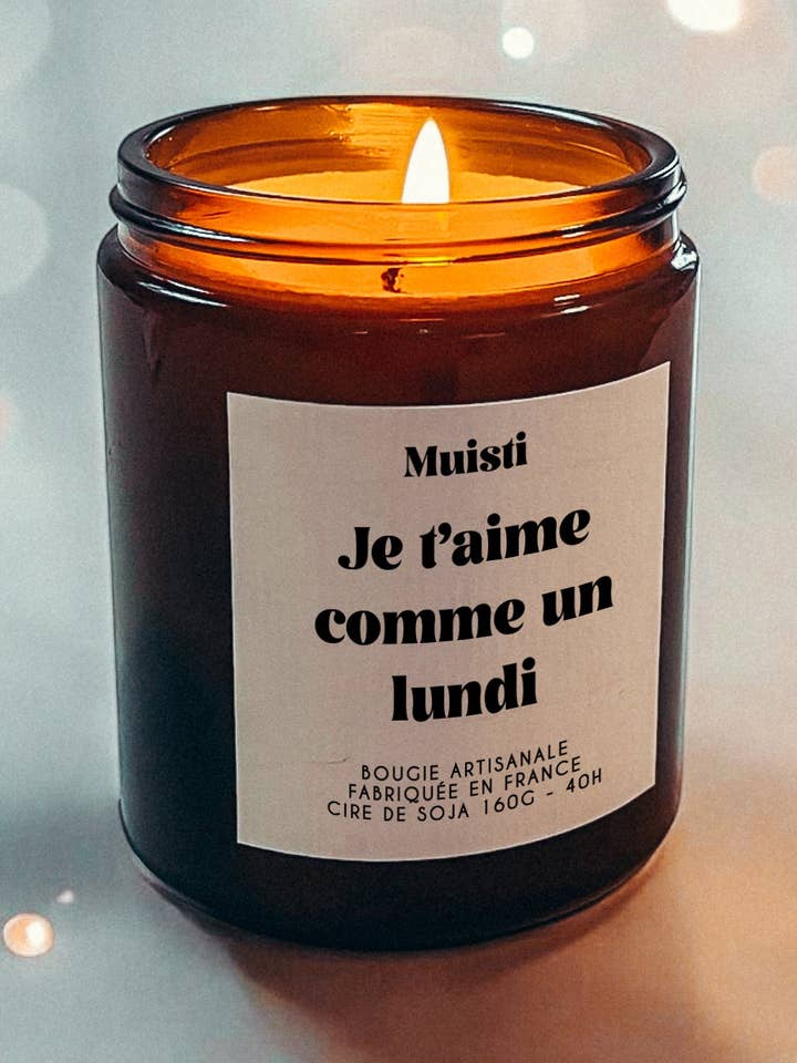 Candela profumata - Ti amo come un lunedì per la vendita all'ingrosso da parte di Muisti