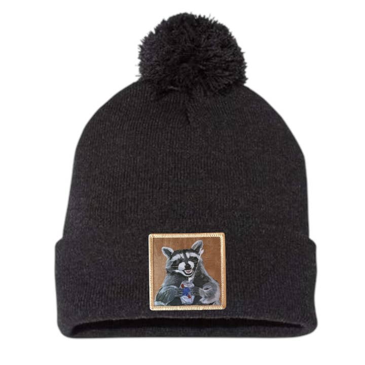 Pom Pom Beanie Choose your patch for wholesale by FLYN