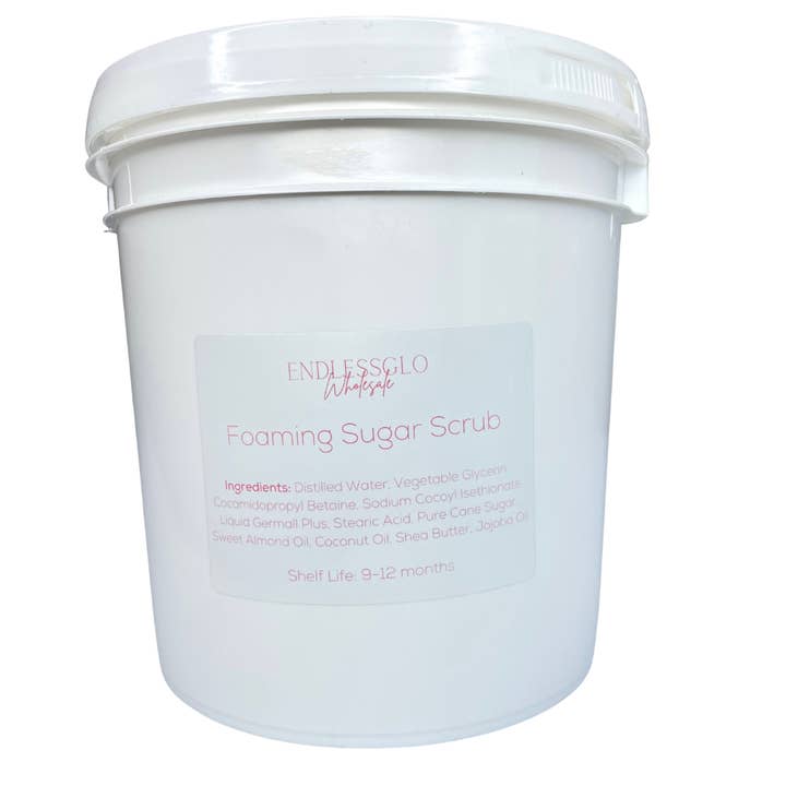 EndlessGlo Cosmetics - Wholesale Body Scrub/Exfoliant - Vanilla Pumpkin Marshmallow Foaming Sugar Scrub - 1 Gallon
