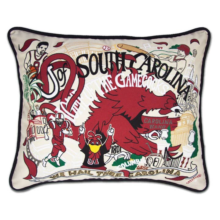 catstudio - Wholesale Throw/Decorative Pillow - South Carolina, University of Collegiate Embroidered Pillow