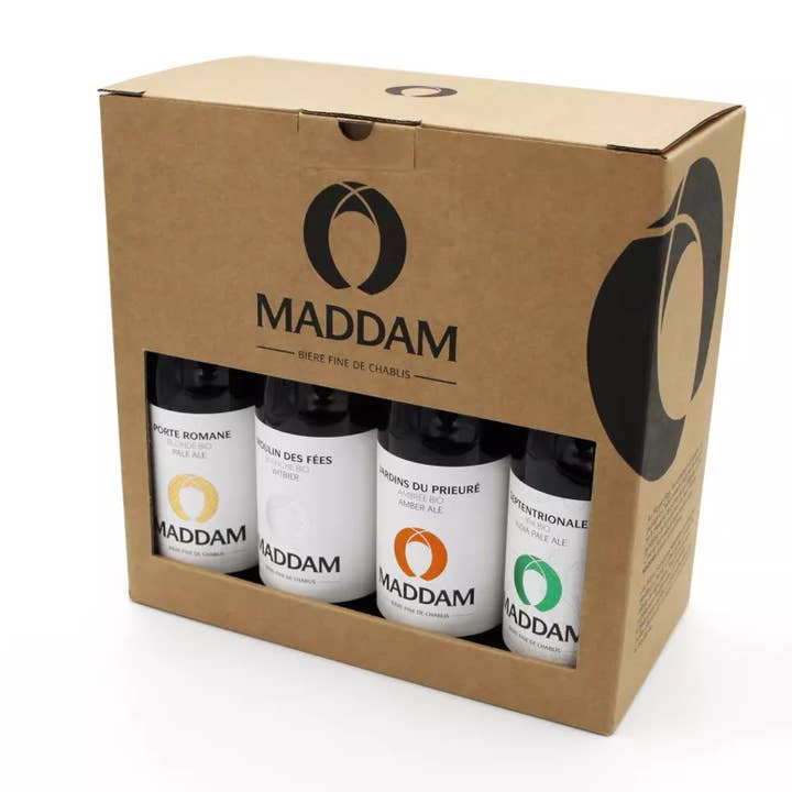 MADDAM ORGANIC BEER Box of 8 Maddam bottles (8x33cl) for wholesale by Maddam - Bière fine de Chablis