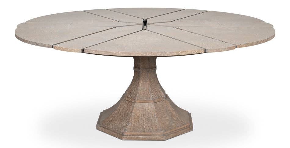 LOOMLAN - Wholesale Side Table - Giselle Jupe Extendable Wooden Dining Table24