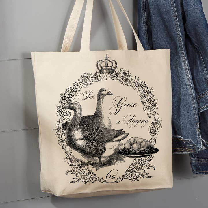 Six Geese a Linger Christmas, bolsa de 12 oz para venta al por mayor de Avery Lane Gifts
