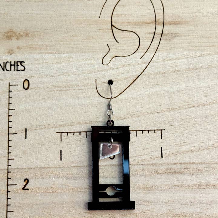 Luna B Jewelry - Wholesale Dangle Earrings - Mini Guillotine Earrings | Guilloteenies5