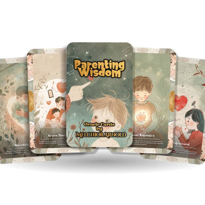 Ouderschapswijsheid Orakelkaarten – 22-kaarten Dek voor Kinderen voor wholesale door Ibiza Tarot USA