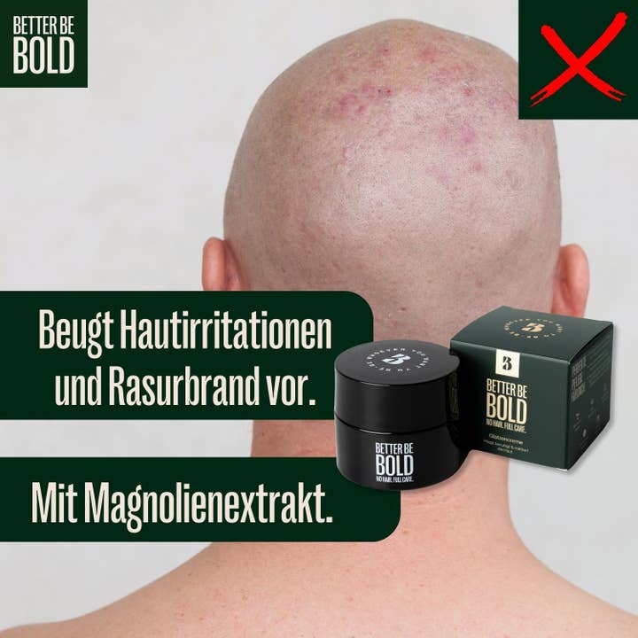 BETTER BE BOLD - Venta al por mayor Geles/espumas de peinado - Crema calvicie matificante (0-3 mm) con efecto antibrillo