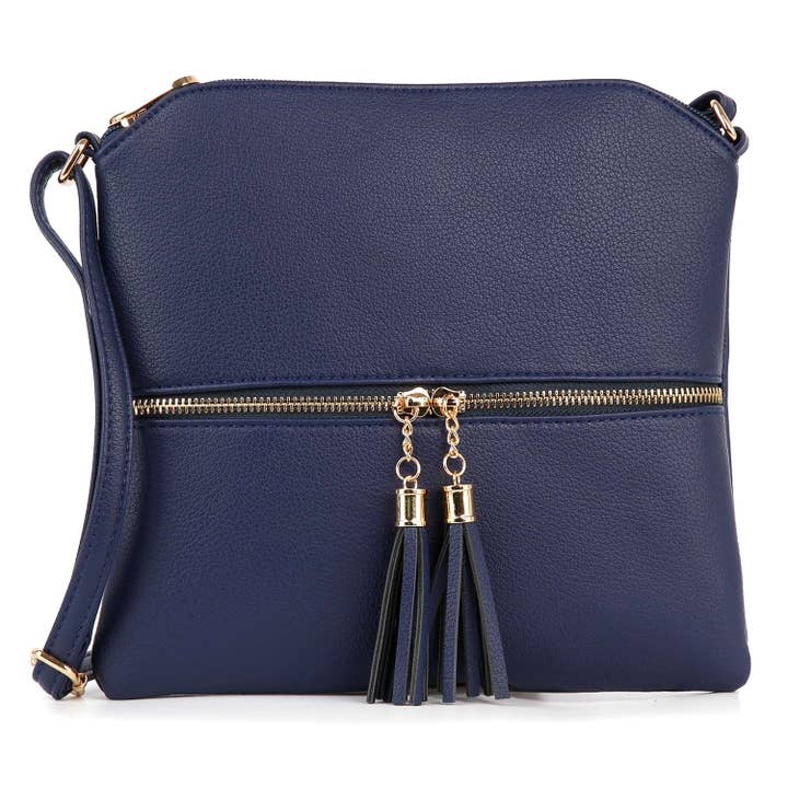 Handbag Express - Wholesale Crossbody bag – Women's - Tassel Accented Crossbody Sling3