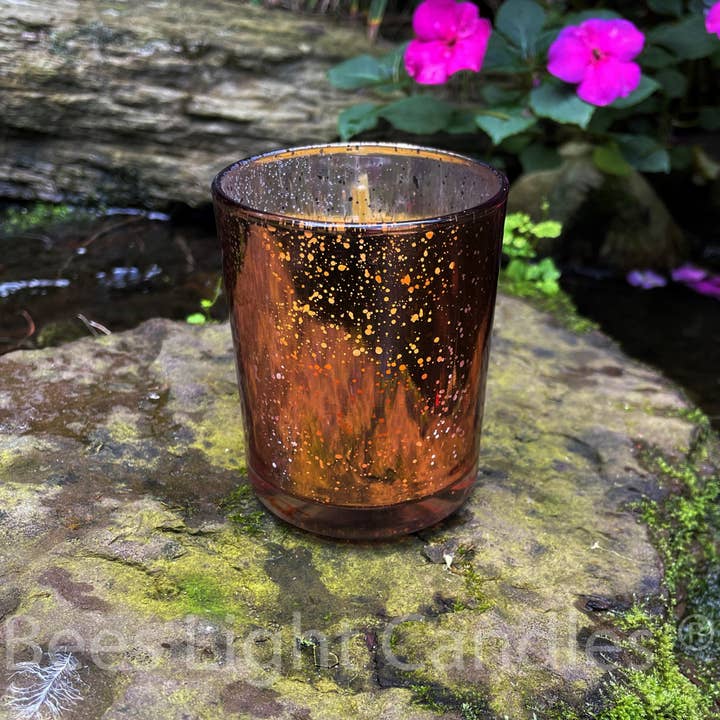 Bees Light Candles – Suporte de vela por atacado – Suportes de Velas de Mercúrio Rosa1