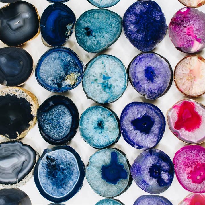 Agate Coaster THICK Crystal Coasters Home Decor and other Purchase Wholesale agate coasters. Free Returns & Net 60 Terms on Faire trending on Faire.