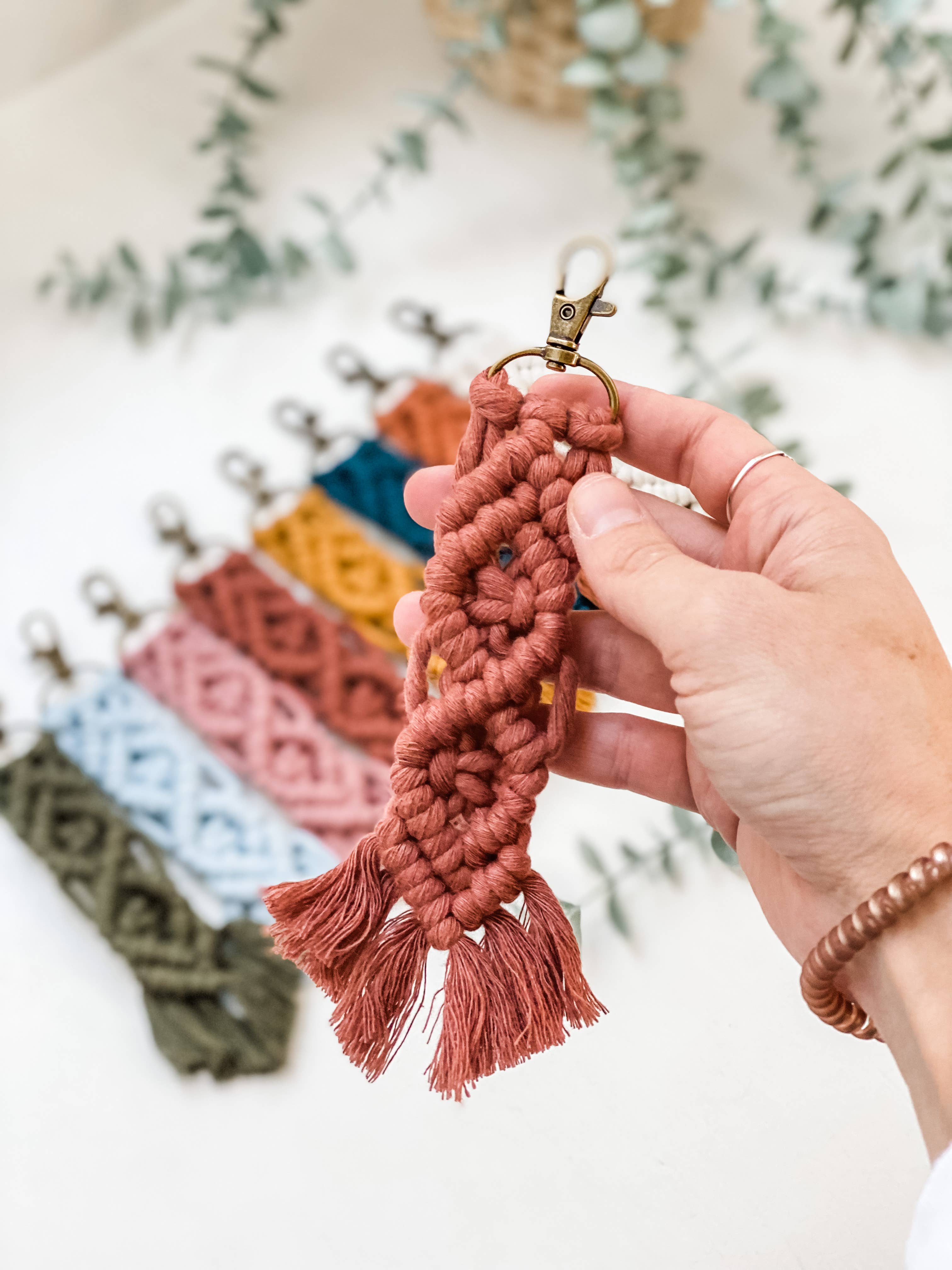 Ashley's Macrame - Wholesale Keychain - Women's - Macrame Keychains1