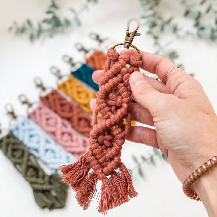 Ashley's Macrame - Wholesale Keychain - Women's - Macrame Keychains1