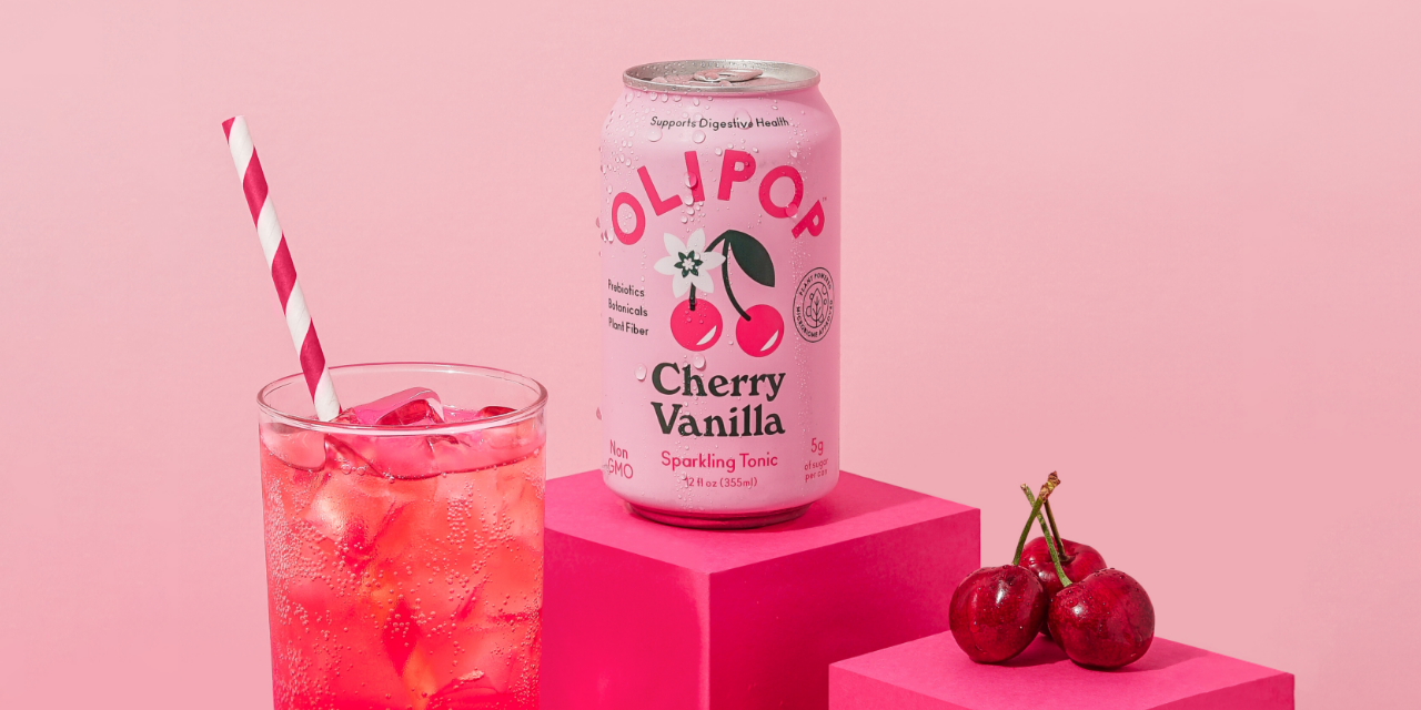 Olipop - Wholesale Soda/Carbonated Drink - Cherry Vanilla - Soda/Carbonated Drink2