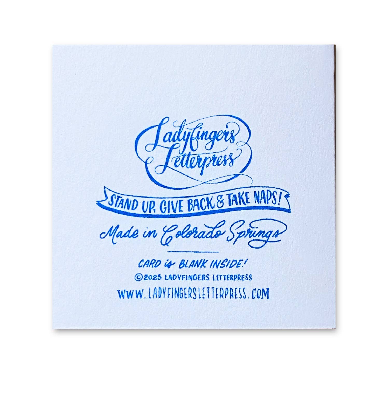 Ladyfingers Letterpress - Wholesale Season's Greetings Card - Candy Cane Heart Risograph Tiny Card1