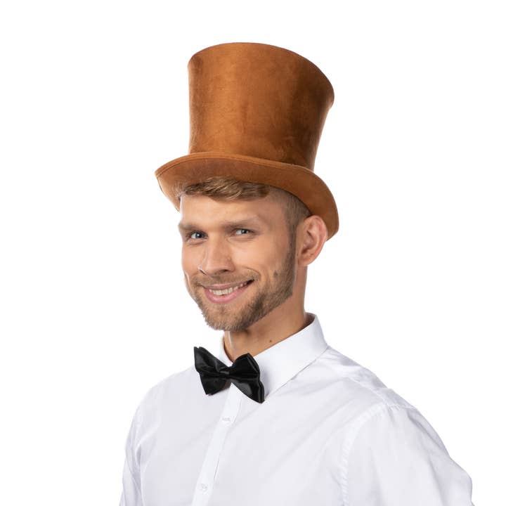 Stylex Party - Wholesale Costume - Men's - Bell Top Hat Fancy Dress Victorian Hard Hat Halloween
