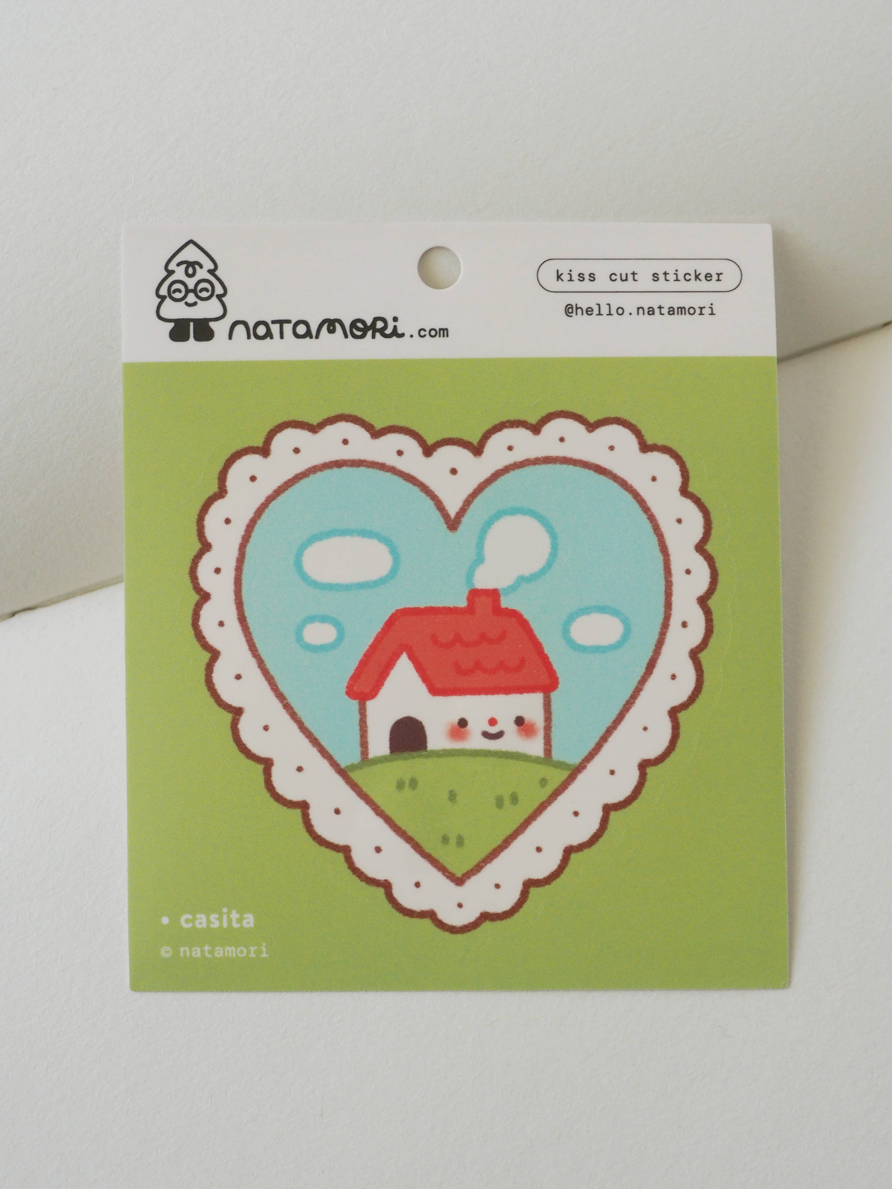natamori - Wholesale Sticker - Casita • Single Kiss Cut Vinyl Sticker