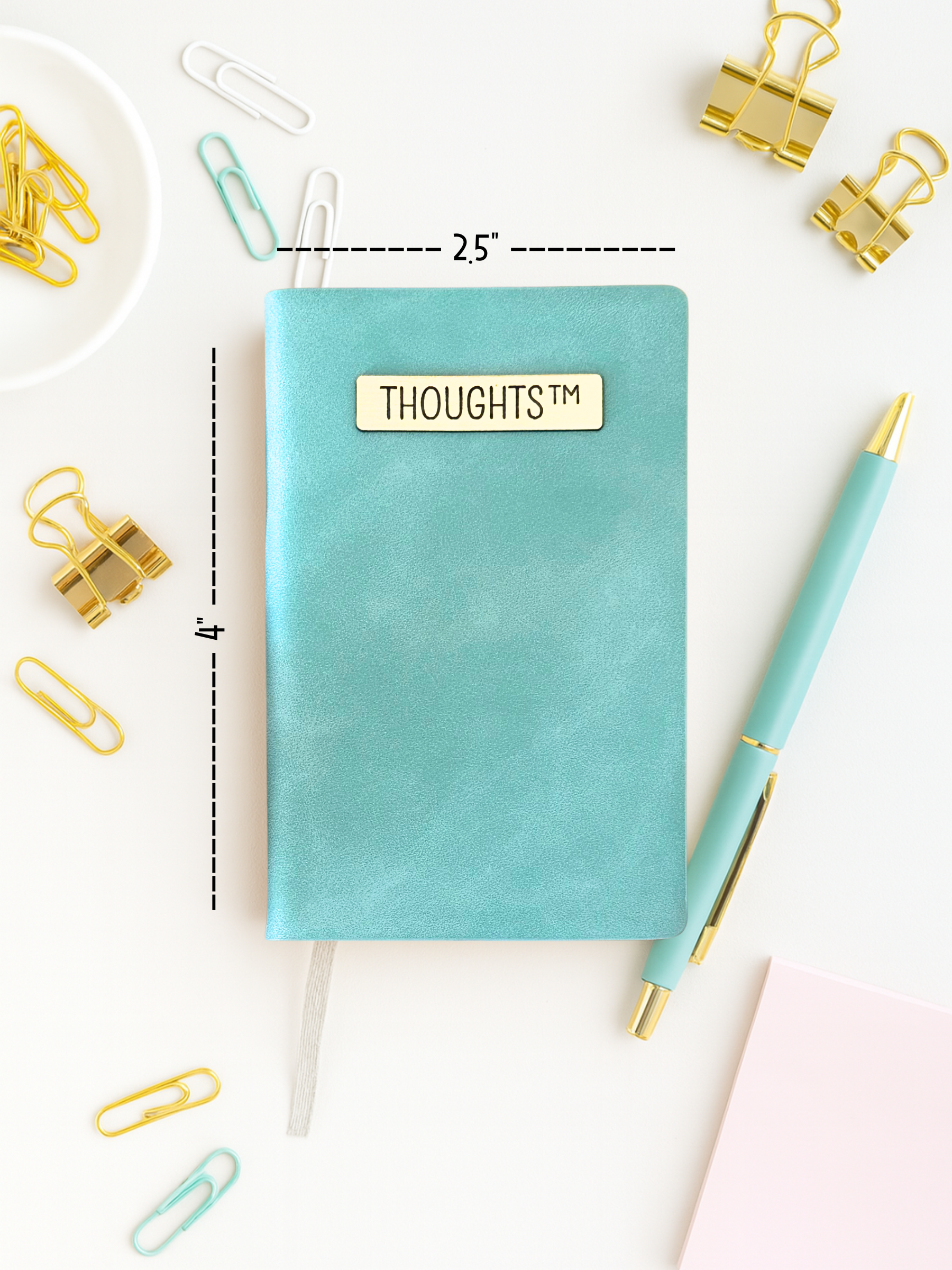 Write This Way - Wholesale Journal/Diary - Mini Memos™️ Journal｜Thoughts Small Faux Leather Pocket Notebook3