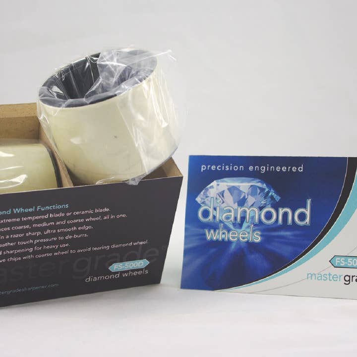 MASTER GRADE – Afiador de facas por atacado – Roda de afiar faca de diamante Master Grade, 1 par1