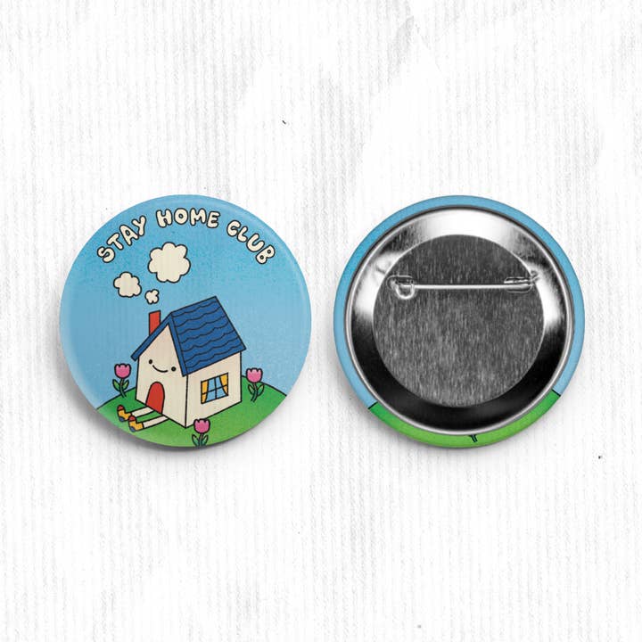 Pin con pulsante Stay Home Club per la vendita all'ingrosso da parte di Articuh