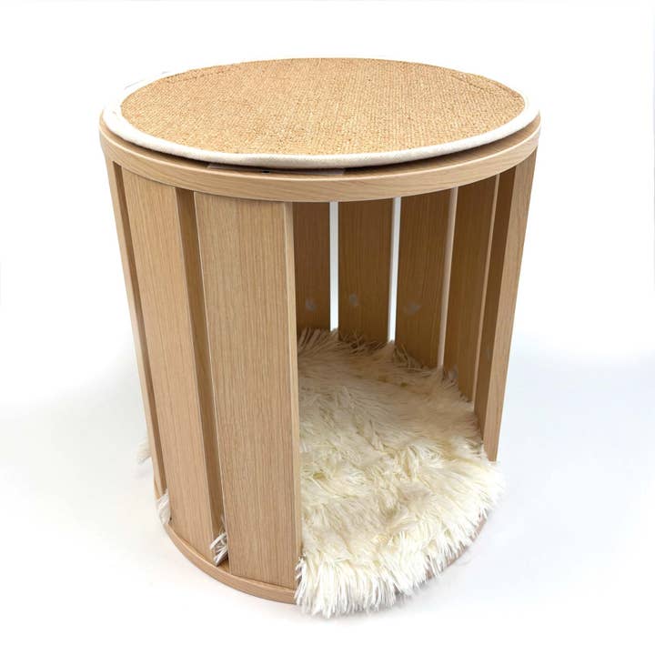 Heartwood Hideaway Kattklös och Snooze Pod för wholesale av Happy Pet Products Ltd