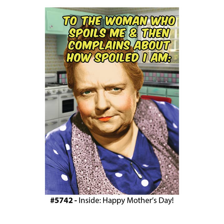 "Como Sou Mimado(a)" - Cartão do Dia da Mãe por atacado de Magik Missile