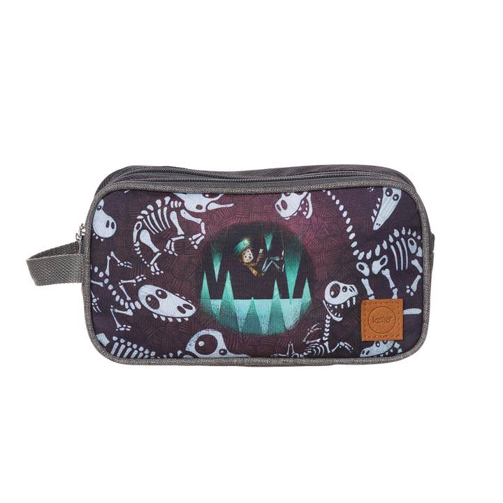 Ketto – wholesale Pencil case/pouch – Large Double Zipper Pencil case for Kids - Elliot