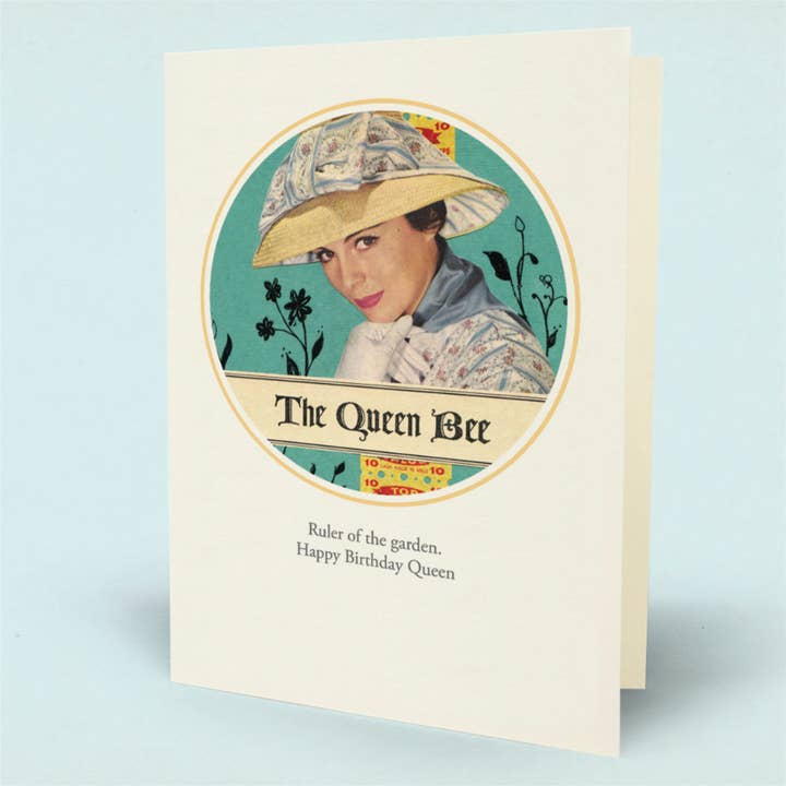 Queen Bee-kort for engroshandel hos Mina Lee Studio
