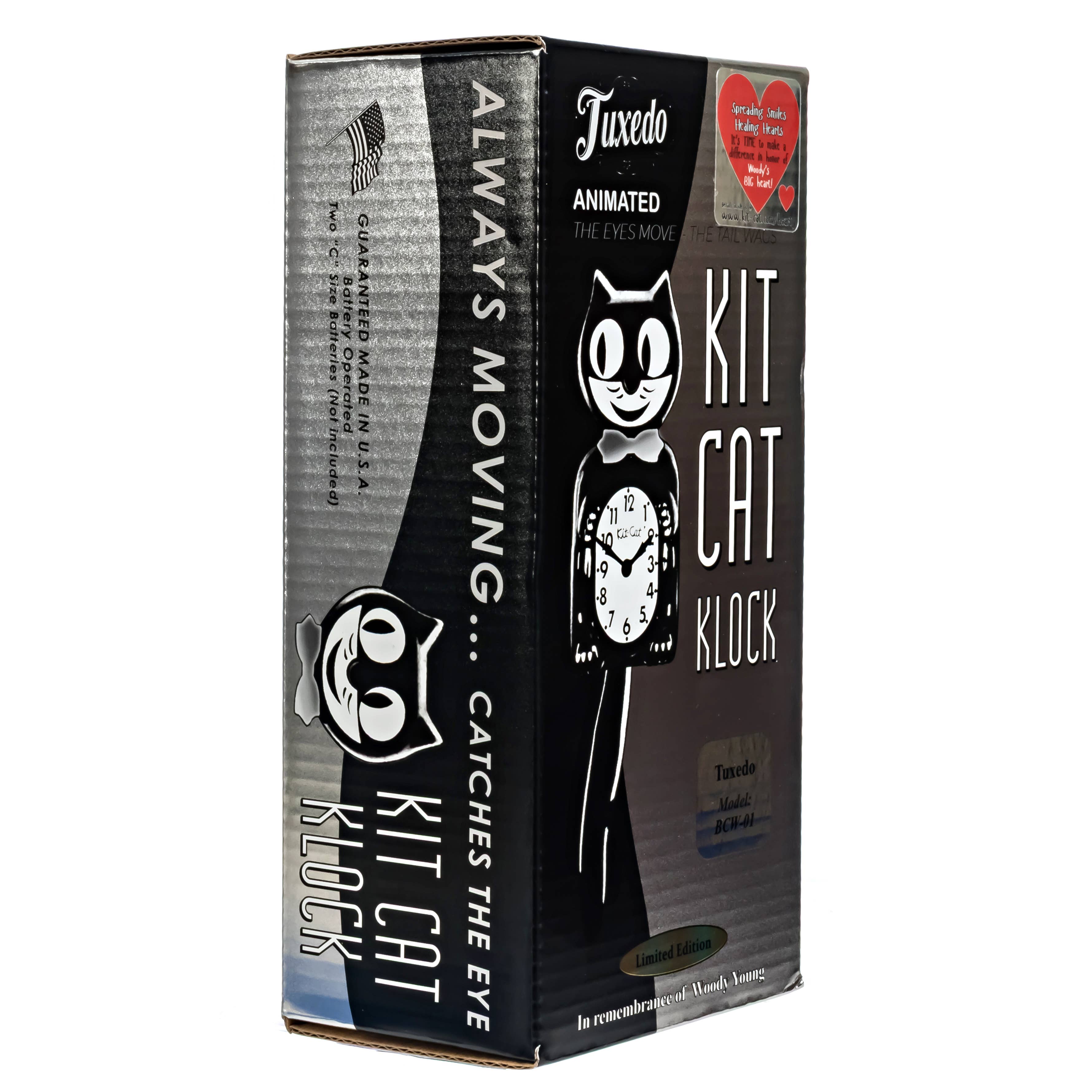 Kit-Cat Klock - Wholesale Timer - Herdenkingseditie Tuxedo Kit-Cat Klock7