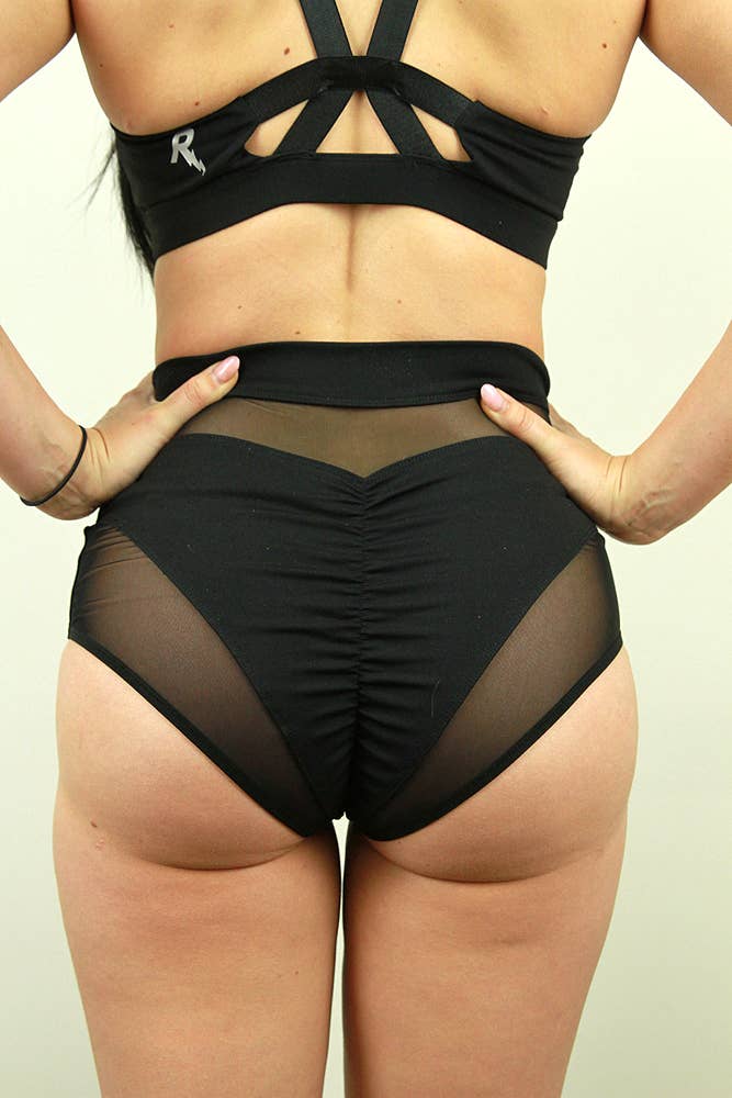 Noir Short taille très haute Maddox - NOIR en vente sur Faire5