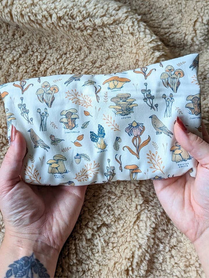 Weighted Aromatherapy Eye Pillow - Pacific Fungi for wholesale by Two Birds Eco Shop