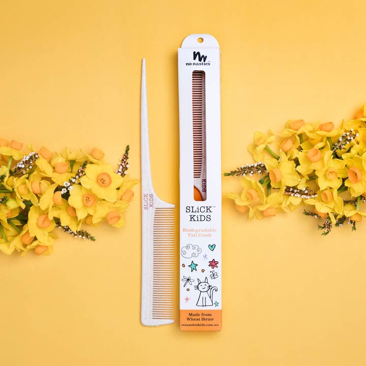 SLiCK KIDS™ Bio-degradable Kids Tail Comb for wholesale by No Nasties Kids UK
