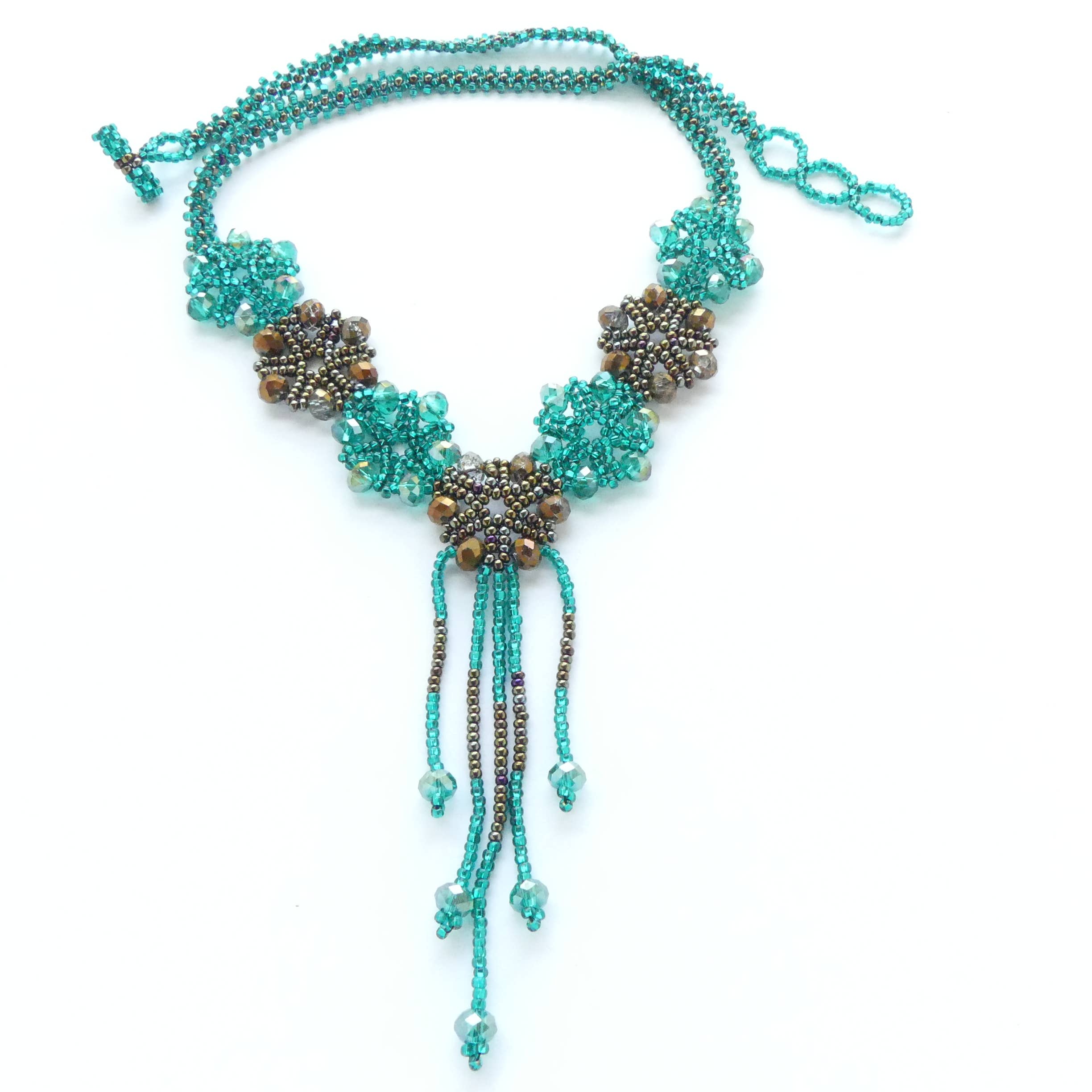 DIAMANTI DESIGNS - Wholesale Beaded/Pearl Necklace - Snowflake Necklace - Assorted Colors9