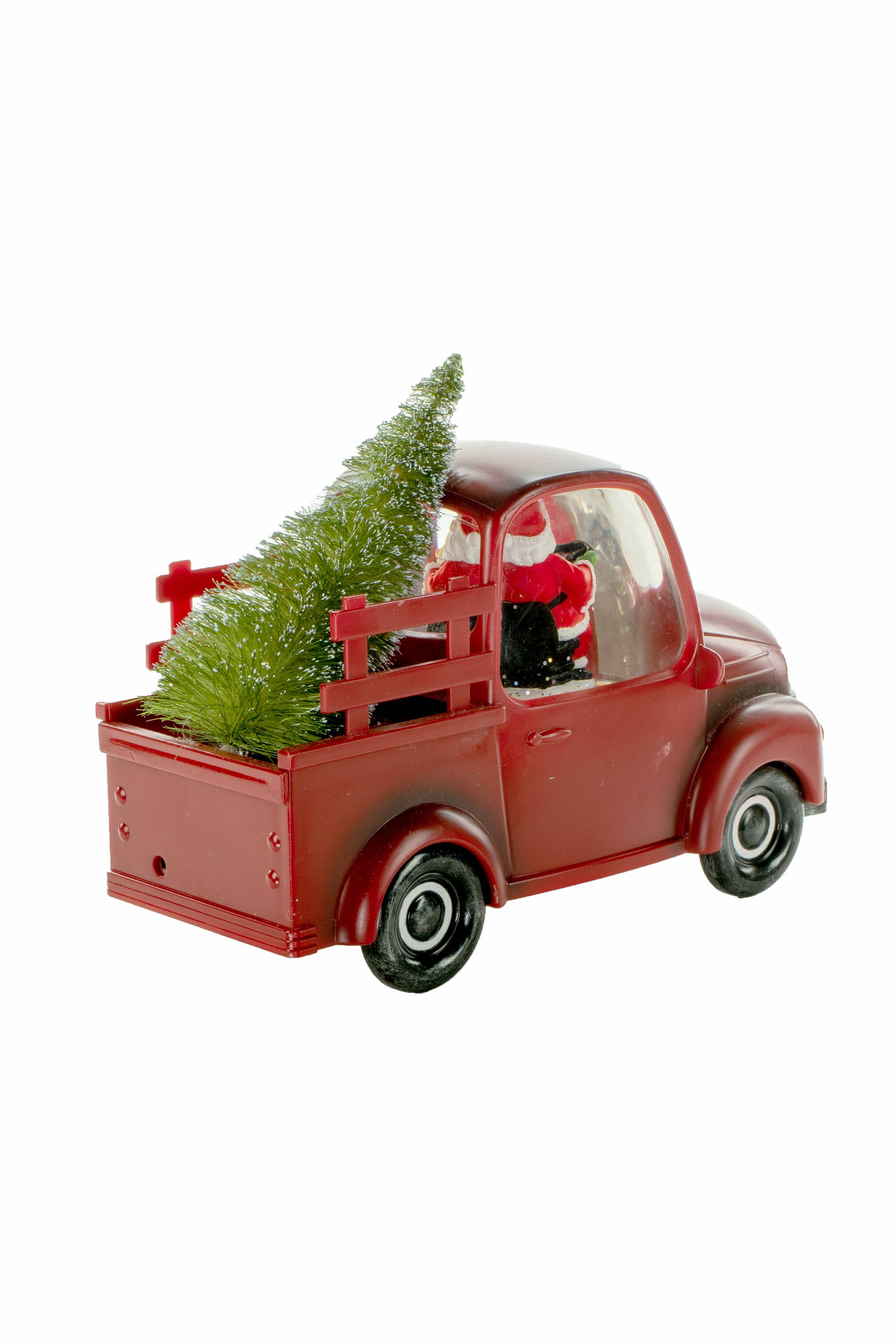 Starlight Collection - Vente Boule à neige - Boule à neige camionnette de Noël à LED rouge2