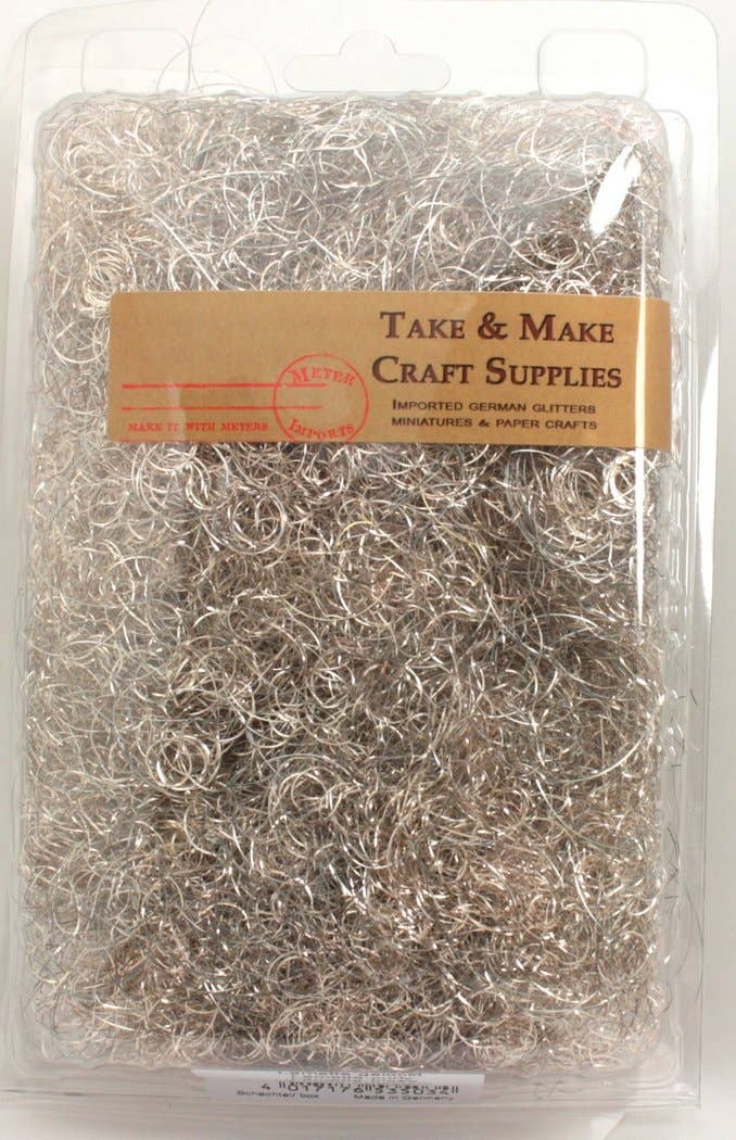 Meyer Imports - Wholesale Craft Supplies - Silver - Curly German Lametta - 216-50347