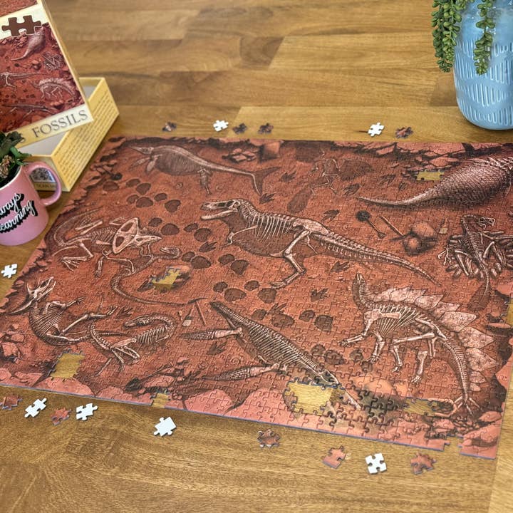 Montrose Biology – Engroshandel Puslespil - Voksen – "Berømte Fossiler" Palæontologi Puslespil (1k)9
