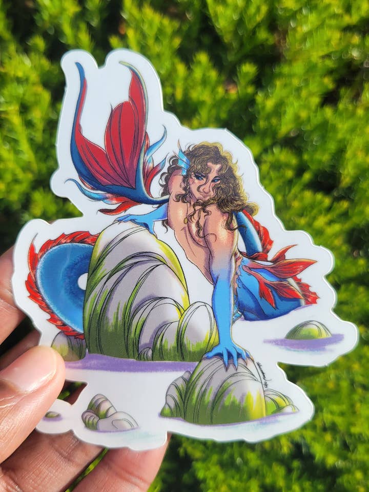 Siren Billy Sticker for wholesale by Add's Atelier